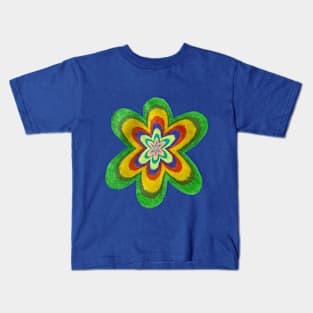 Abstract Flower Kids T-Shirt